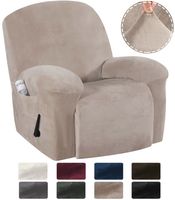 Wholesale Suede All inclusive Recliner Chair Cover Stretch Chair Waterproof Non slip Slipcover Dustproof Massage Sofa Chair Seat Protector V2