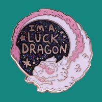 Wholesale Pins Brooches Luck Dragon Lapel Enamel Pins Brooch Collecting Cartoon Metal Badges Men Women Backpack Hat Collar Fashion Jewelry Gifts Ador