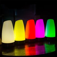 Wholesale Night Lights Livingroom Eye Protection Multiple Light KTV Market LED Charging Bar Table Lamp Bedroom Colorful