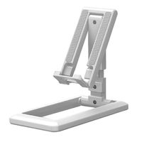 Wholesale Foldable Alloy metal Phone Holder Bracket Mobile Adjustable Flexible Desk Stand Compatiable For Smartphone iPhone Samsung tablet PC