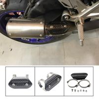 Wholesale Motorcycle Exhaust System Middle Pipe Cover Carbon Protector Heat Shield For R1 R3 Zx10r Zx12r Zx6r Zxr40 Accessories