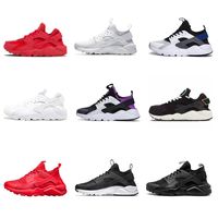Wholesale Newest Huarache ultra Sports Running Shoes for Men Women Triple white Mens Trainer Classic Designer Sneakers Breathable Sock size