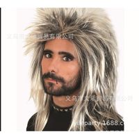 Wholesale Men s wig rock star role play party fluffy hairstyle Cosplay kill Matt Fei