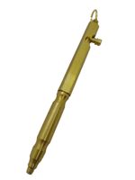 Wholesale Ballpoint Pens ACMECN g Heavy Solid Brass Cool Blot Portable Delicate Signature Pen CNC Hand made With Utility Key Ring