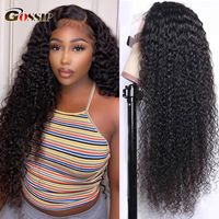 Wholesale Lace Wigs Kinky Curly Density Wig Transparent Frontal Human Hair For Black Women
