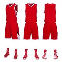 Wholesale Custom Name Number Basketball Jersey Kits Personalized Color Blue White Black Red Yellow Make Customized