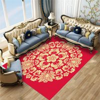 Wholesale Carpets Custom Chinese Pattern Carpet Wedding Party Non Slip Floor Mats For Bedroom Living Room Modern Decor Welcome Doormats Rugs