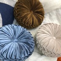 Wholesale Cushion Decorative Pillow Round Pumpkin Chair Cushion PP Cotton Seat Pad For Patio Home Car Office Floor Insert Filling Memory Foam Tatami C