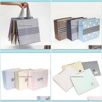 Wholesale Packing Office School Business Industrial Customized Mens Clothes Coated Paper Packaging Bags Printed Colorf Eco Friendly Company Advertis