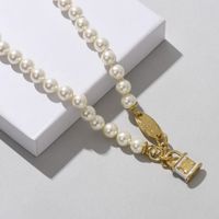Wholesale European VW Style Charm Pendant Necklaces Fashionable female Hot Saturn Satellite Punk Atmosphere Pearl Clavicle Luxury designer Jewelry Chain Necklace