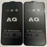 Wholesale AG Matte Tempered Glass Guard Flim Anti Fingerprint Screen Protector Explosion Curved Premium Cover Shield For iPhone Pro Max Mini XS XR X S Plus SE