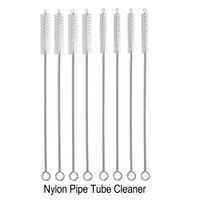 Wholesale 15 Different Size Nylon Straw Cleaners cleaning Brush Smoking Accessories for Drinking Dab Rig Glass Water Pipe Bubbler Pipes