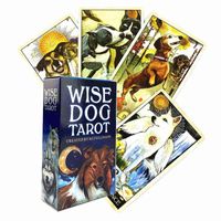 Wholesale New Dog Tarot Cards Tarot Deck Full English Board Game Party Family Playing Cards Oracle Cards Card Game X1106