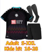 Wholesale Adult kids kit S XXL Bristol City away soccer jerseys Football Shirt SILVA AMEOBI men