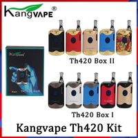 Wholesale 100 Original Kangvape TH420 II Starter Kit With mAh Battery TH Vape Box Mod For Thick Oil Cartridge Atomizer