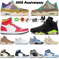 Wholesale Mens Basketball Shoes s th Desert Moss Taupe Haze White Oreo Jumpman s University Blue Wolf Grey Mocha Electric Green UNC Bred Womens Trainers Sneakers