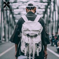 Wholesale Backpack Style Bag Bybb s Dark Hip Hop Men s Hasp Vintage Ribbon Korean Canvas Streetwear Harajuku School Bags