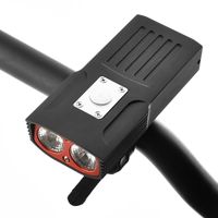 Wholesale Rechargeable Bike Front Lamp XM L2 LED Built in mAh Battery Bicycle Handlebar Light Lights