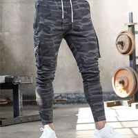 Wholesale Men s Pants Muscle doctor brother Sports overalls camouflage fitness running training P3
