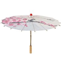 Wholesale Umbrellas Art Umbrella Chinese Silk Cloth Classical Style Decorative Oil Paper Painted Parasol