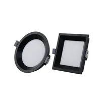 Wholesale Downlights Dimmable Ultra Thin W W W W W W W w w LED Ceiling Recessed Grid Downlight Slim Round Square Panel Light