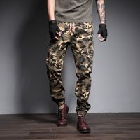 Wholesale Men s Pants Mens Casual Cargo Summer Ankle Banded Boot Cut Men Fashion Streetwear Camouflage Jogger