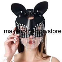 Wholesale Massage Sexys Toys For Women Cosplay Mask BDSM Adults Fetish Chain Decoration Pendant Rabbit Ear Design Adult Erotic Couples Games