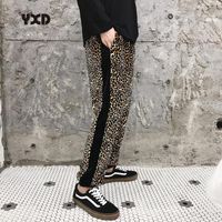 Wholesale Men Clothing Fashion Men s Slim Fit Leopard Harem Pants Harajuku Sweatpant Streetwear Hip Hop Mens Joggers Track