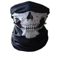 Wholesale Factory Party Decoration Festival Skeleton Skull mask Neck Gaiter Outdoor Motorcycle Bicycle Gators Warmer Ghost Half Face Scarf Bandana Halloween