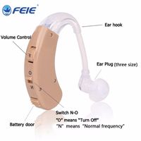 Wholesale S Conduction Wireless Headphones Hearing Aids Sound Amplifier Enhancement Device Battery Powered with Storage CaseScouts
