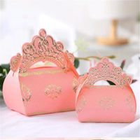 Wholesale Gift Wrap Wedding Portable Crown Candy Box Supplies European Style Creative Packaging Shake Royal