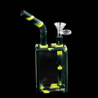 Wholesale Water pipe bong bongs glass pipes smoking dab rigs hookah hookahs drink box shaped for tobacco