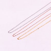 Wholesale Luxury Designer Necklace Jewelry for women Chain Golden rose gold silver Japan and South Korea Fashion Lip Girls Stainless Steel Titanium Clavicle