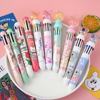 Wholesale Painting Pens Creative Modeling Multi Ball Point Girl Cute Department Prs the Hand Account Color Pen Students Learn Stationery