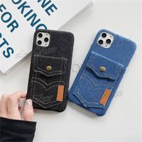 Wholesale L fashion phone cases denim for iphone promax pro pro P plus designer cover ip X XR XSMAX with card