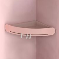 Wholesale Soap Dishes Ly Bathroom Organizer Wall Mounted Punch Free Corner Shampoo Shower Storage Holder With Hooks For Kitchen