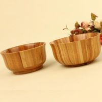 Wholesale Bowls Handwork Bamboo Bowl Creative Environmental Simple Supplies For Home Restaurant Store