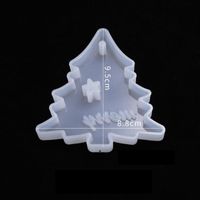 Wholesale Christmas Decorations D Lovely Silicone Mold DIY Pendant Key Chain Making Mould Xmas Tree Snowflake Candles Supplies NHE11348