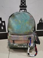 Wholesale 2022Classic designer splicing backpack graffiti sports leisure bags mens and womens canvas camouflage travel bag handabg large capacity schoolbag cm40cm