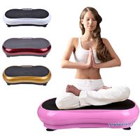 Wholesale Vibration Exercise Machine Vibrating Plate with Remote Control Plate Exercise Equipment Workout Trainer Full Body Shaper Massage Machine