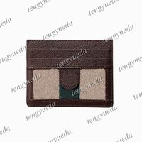 Wholesale Fashion Designer Triangle Mark Card Holders Credit Wallet Leather Passport Cover ID Business Mini Pocket Travel for Men Women Purse Case Driving License Bags