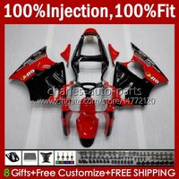 Wholesale OEM Body Injection Mold For KAWASAKI NINJA ZZR600 ZX ZZR CC Cowling HC ZZR CC Fit Fairing Kit red black hot