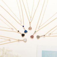 Wholesale Beautiful Colors Cute Triangle Faux Quartz pearl Pendant Necklace Druzy Drusy Double Layers Choker Necklace Jewelry for Women
