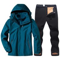 Wholesale Men s Jackets Men Ski Jacket Pants Set Winter Warm Waterproof Skiing Snowboarding Fleece Outdoor Sports Snow Suit For