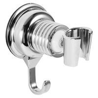 Wholesale Bathroom Shower Heads ABS Degree Attached Adjustable Head Base Bracket Holder Support W Sucker Wall Mounted Seat