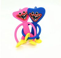 Wholesale New fidget toys Poppy Playtime HuggyWuggy stuffed toy key chain stress relief pendant R012S