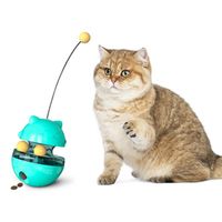 Wholesale Cat Toys Interactive Toy Treat Dispenser Puzzle Funny Tumbler Balls For Cats Dogs Tease Ball Kitten Training