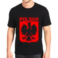Wholesale Men s T Shirts Printed Tshirt Fashion Poland Polish Polska Top Mens Loose Customization Tees