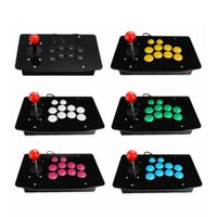 Wholesale Fully Customized PC USB Buttons Arcade Joystick Wired Games Controller Acrylic Artwork Panel Computer Gaming Game Controllers Joystic
