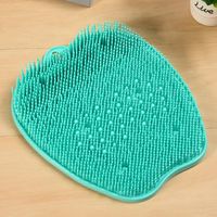 Wholesale Bath Mats Silicon Bathroom Shower Foot Massager Mat Scrubber Cleaner Washing Massage Tools Pad Elderly Feet Cleaning Brush